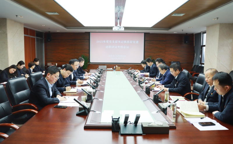 太阳成集团tyc召开2025年度党支部书记抓基层党建述职评议考核会议